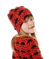 DUNS Organic Cotton Knit Red Ladybug Hat 12 - 18 months
