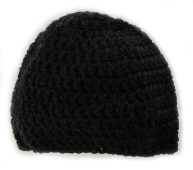 KSS Black Beanie 14 - 16" (6 - 18 Months) - Click Image to Close