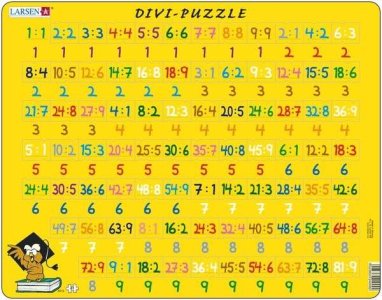 Larsen Division Puzzle 81 pcs 024009 AR9