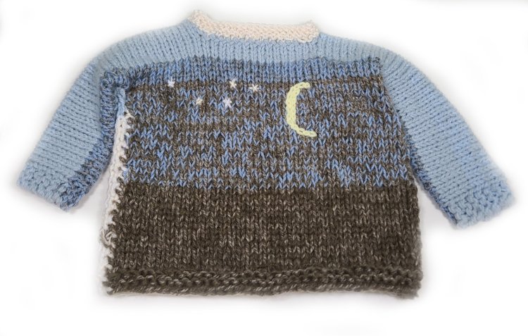 KSS Day and Night Pullover Sweater and Hat 24 Months SW-1079 - Click Image to Close