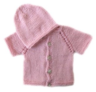 KSS Pink Sweater/Vest and Hat (12 Months)