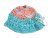 KSS Colorful Aqua Crocheted Sunhat 14-17" (3-9 Months) HA-839