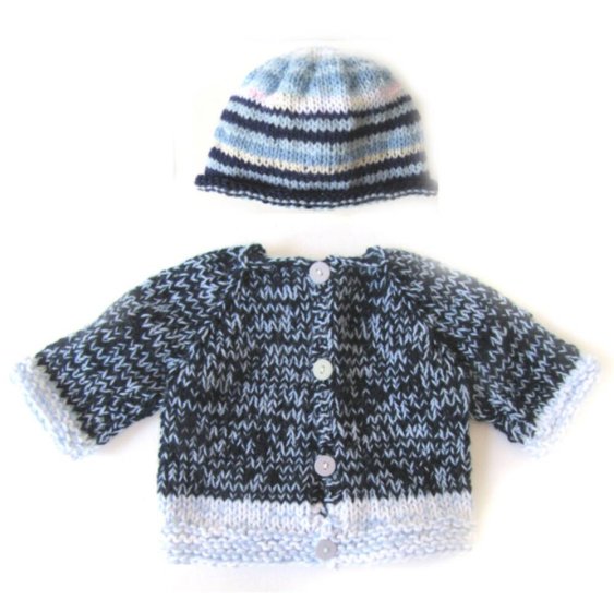 KSS Blue Colored Tweed Sweater (2 Years)