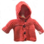 KSS Peachie Hooded Sweater/Cardigan (3 Months) SW-911
