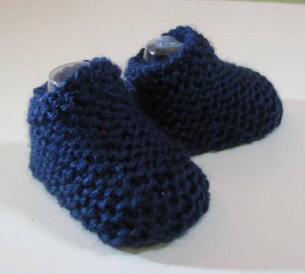 KSS Navy Knitted Socks (3-6 Months) BO-083 - Click Image to Close