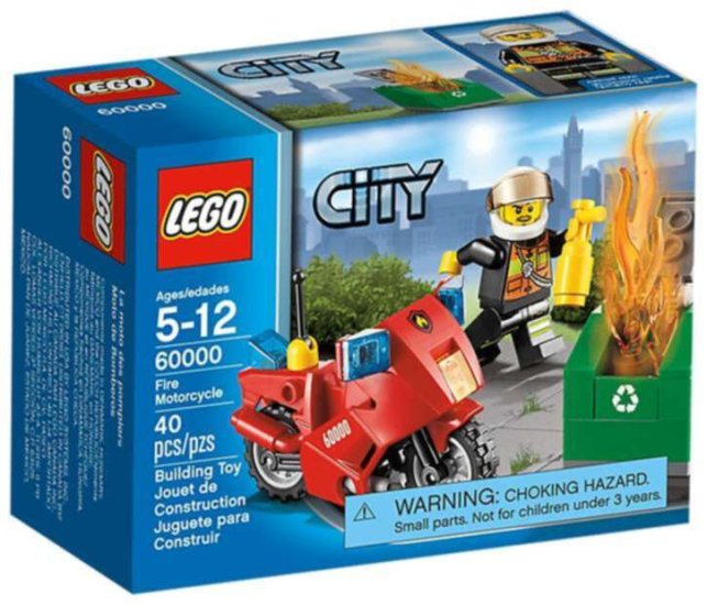 LEGO City Motorcycle 60000 - Click Image to Close