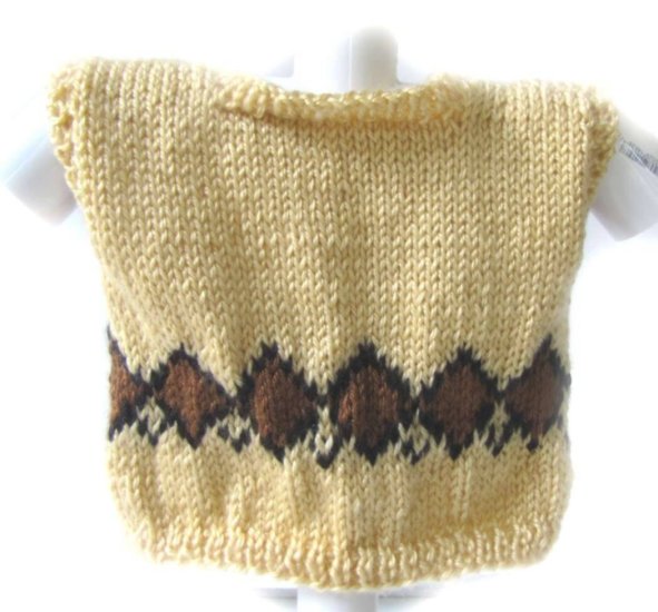 KSS Patterned Sweater Vest (6-9 Months) - Click Image to Close