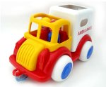 Viking Toys 10" Super Chubbies Ambulance Red / Yellow 1257