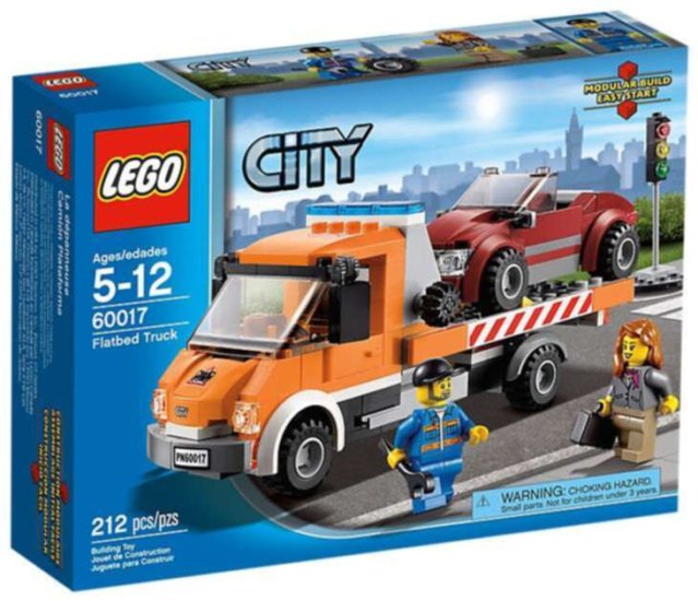 LEGO City Flatbed Truck 60017 - Click Image to Close