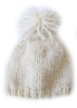 KSS OffWhite Beanie with a Loose Tassel 15 - 17" (1 - 2 Years)