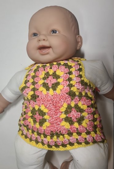 KSS Colorful Crocheted Granny Style Vest (0-1 Years) SW-1115