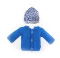 KSS Blue Baby Sweater/Jacket & Hat (3 Months) SW-824-HA-622