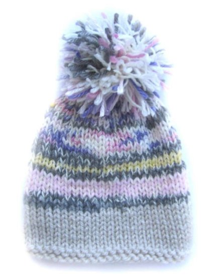 KSS Knitted Hat with Yarn Pom Pom 12 - 13