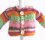 KSS Heavy Striped Pastel Sweater/Jacket (6 Months) SW-689