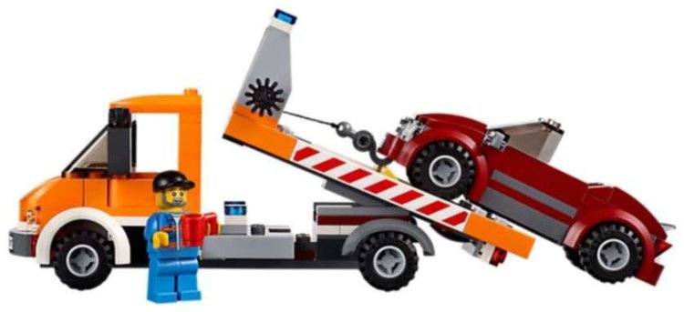 LEGO City Flatbed Truck 60017 - Click Image to Close