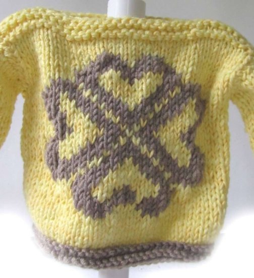 KSS Yellow Colored Fair Isle Sweater  2T