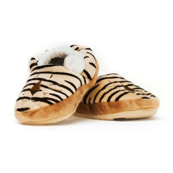 Teddykompaniet Diinglisar Wild Tiger Baby Booties (3-6 Months)