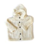 KSS Off White Colored Hooded Sweater (2 Years) KSS-SW-949-EB