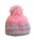 KSS Pink/Grey Knitted Hat with Pom Pom 13-15" (3 Months)