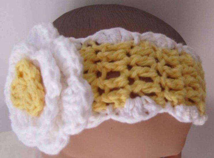 KSS Yellow Cotton Headband 16" - 17" (1-2 Years) - Click Image to Close