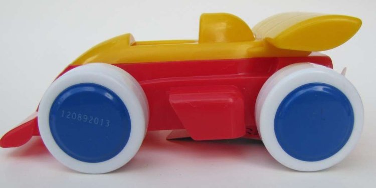 Viking Toys 5" Chubbies Racecar Red - Click Image to Close