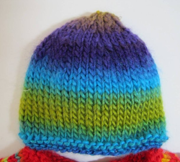 KSS Colorful Pullover Sweater with a Hat (6 Months) - Click Image to Close