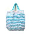 KSS Handmade Kids/Adults Tote Bag in Pink/Blue TO-134