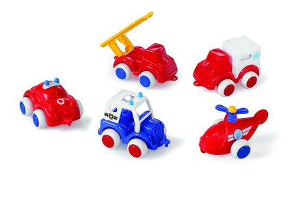 Viking Toys 4" Chubbies 5 Piece Rescue Vehicles 1147