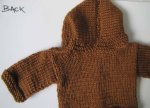 KSS Copper Colored Hooded Sweater/Jacket (0-3 Months) SW-466