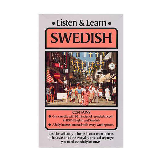 Listen & Learn Swedish (Cassette) by Dover