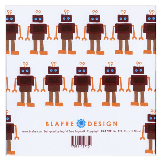 Blafre Greeting Card Robots
