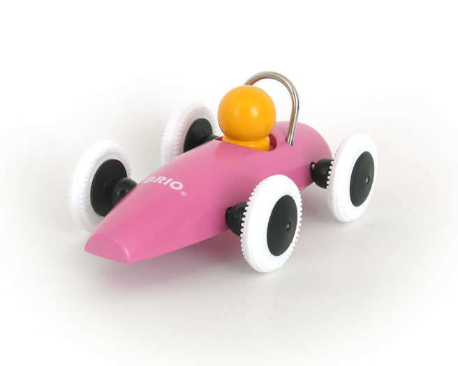 BRIO Race Car Pink - Click Image to Close