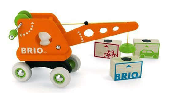 BRIO Crane and Loads Pull Along BRIO-30196