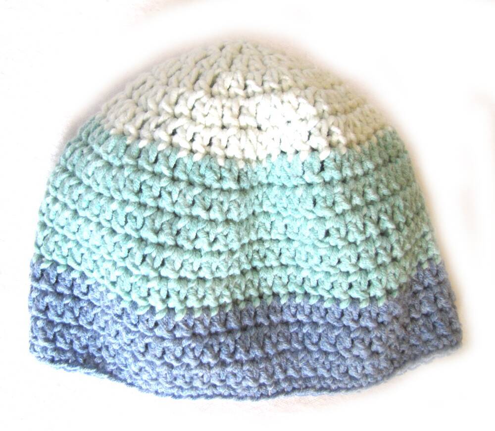 KSS Blue/White Cotton Hat 16" (6 - 12 Months) KSS-HA-705