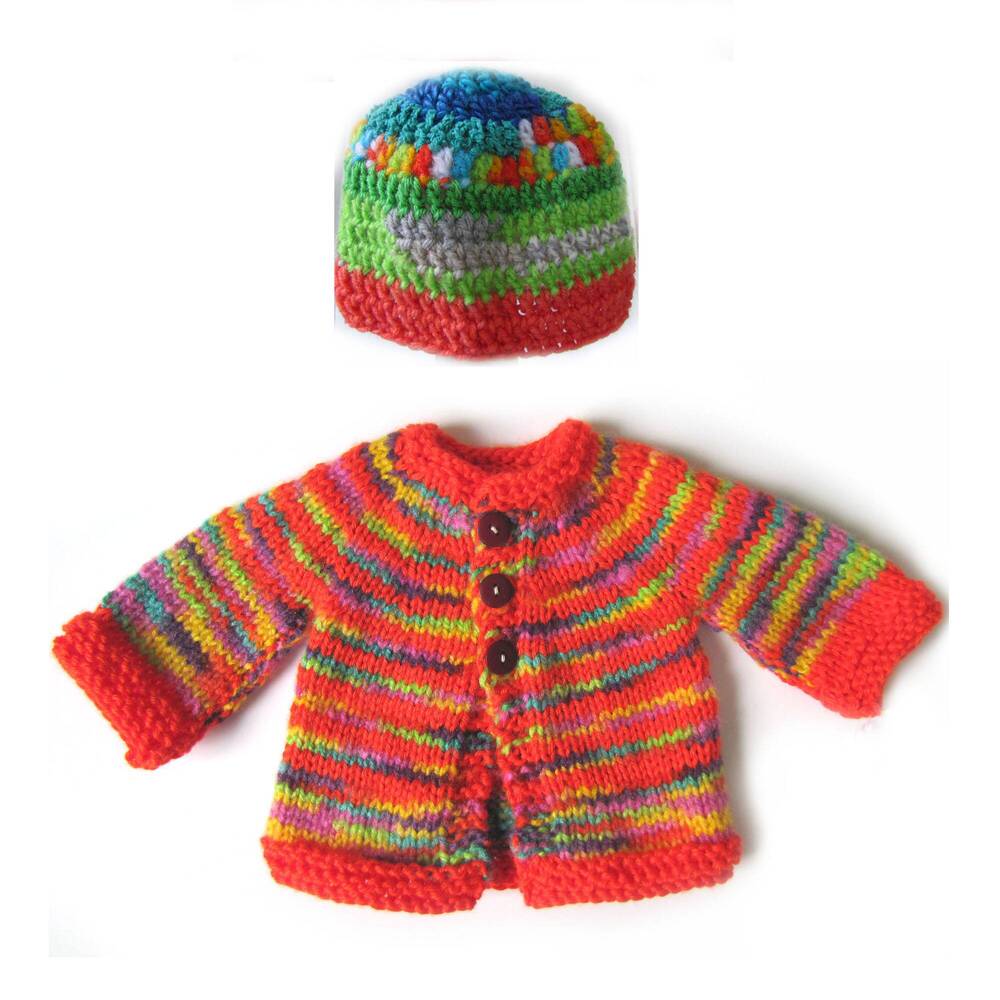 KSS Colorful Crayon Sweater/Cardigan 3 Months - Click Image to Close