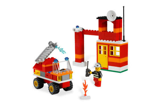 LEGO System Fire Fighter Building Set