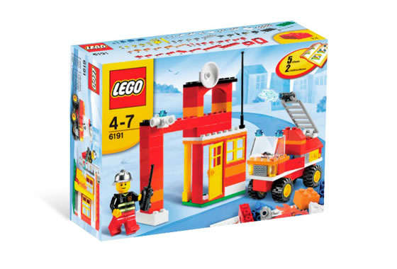 LEGO System Fire Fighter Building Set