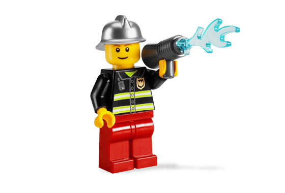 LEGO System Fire Fighter Building Set