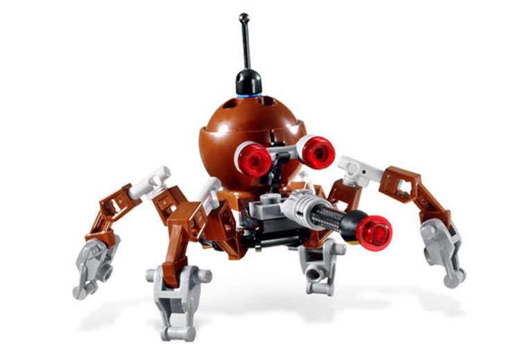 LEGO Star Wars Hailfire Droid & Spider Droid - Click Image to Close