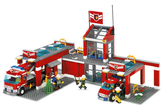 LEGO City Fire Station - Click Image to Close