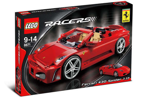 Ferrari F430 Spider 1:17 by LEGO - Click Image to Close