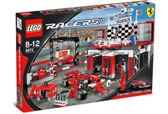 Ferrari Finish Line by LEGO - Click Image to Close