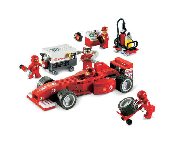 LEGO Racers Ferrari F1 Fuel Stop