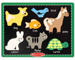 Melissa & Doug First Chunky Pets Animals Puzzle