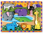 Melissa & Doug Safari Chunky Puzzle