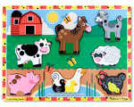 Melissa & Doug Farm Wooden Chunky Puzzle