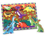 Melissa & Doug Wooden Dinosaurs Chunky Puzzle