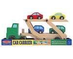 Melissa & Doug Classic Wooden Car Carrier - Click Image to Close