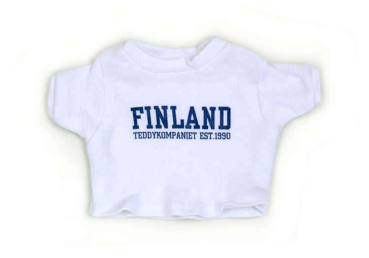 Teddykompaniet Teddy Bear T-Shirt Finland Small TEDDY-13T