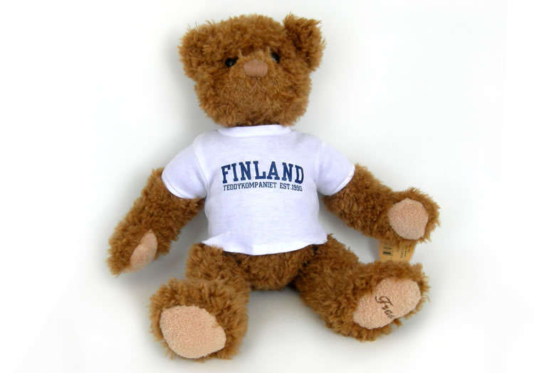 Teddykompaniet Teddy Bear T-Shirt Finland Small - Click Image to Close